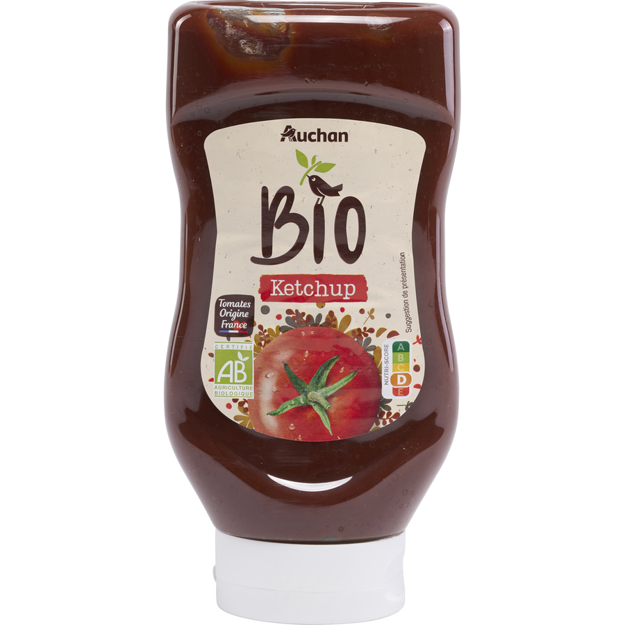 Auchan bio Ketchup 
