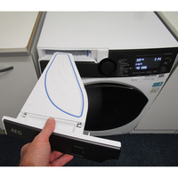 AEG LWR98B166X - Retrait du filtre du sèche-linge