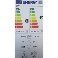 Beko HTE7614YBST - Étiquette énergie