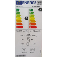 LG F164R51WRS - Étiquette énergie