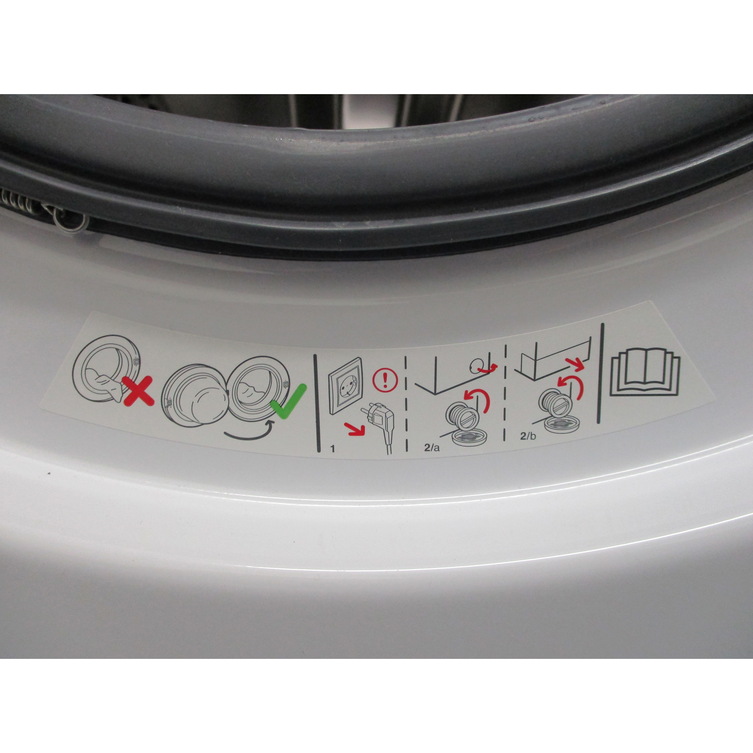 Beko HTE7614YBST - Autocollant des préconisations d'utilisation