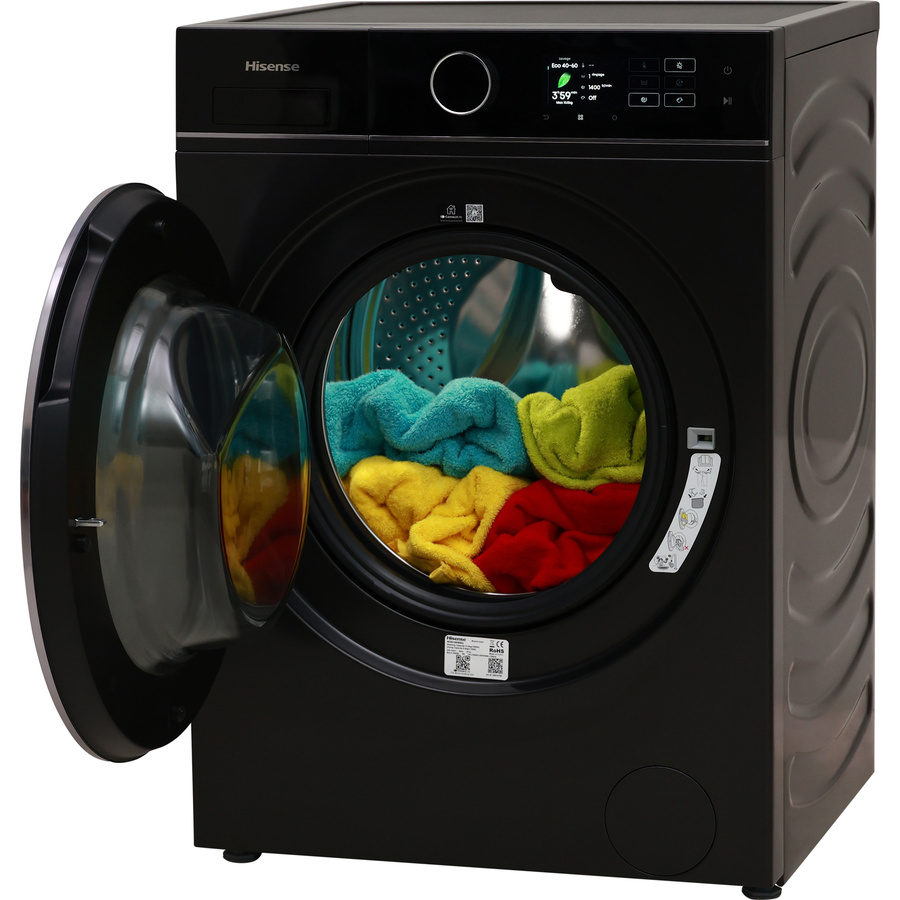 Hisense WD5I1045BBQ - Vue porte ouverte