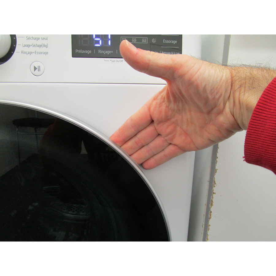 LG F164R51WRS - Poignée d'ouverture du hublot