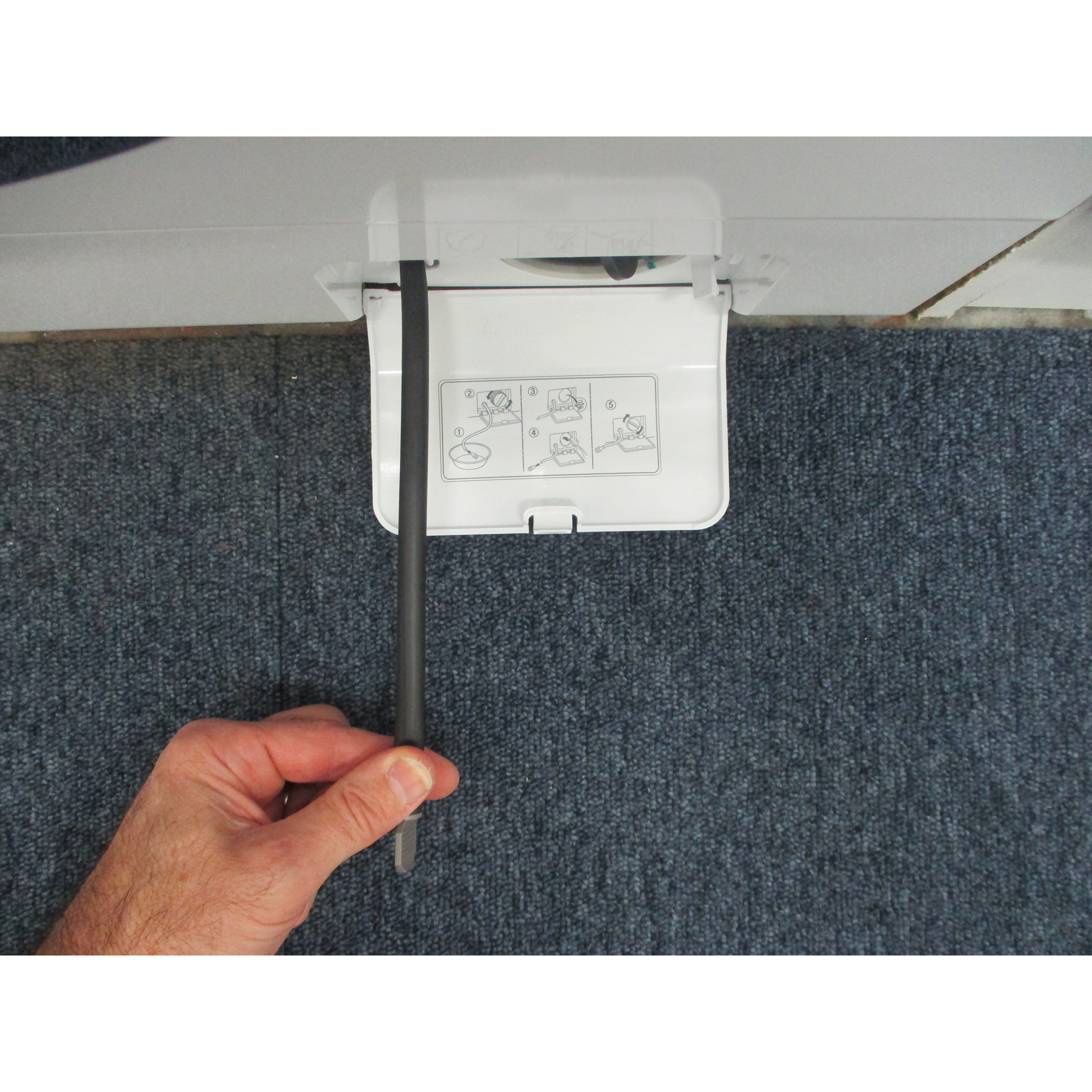 LG F854M22WR - Tuyau d'évacuation de l'eau résiduelle