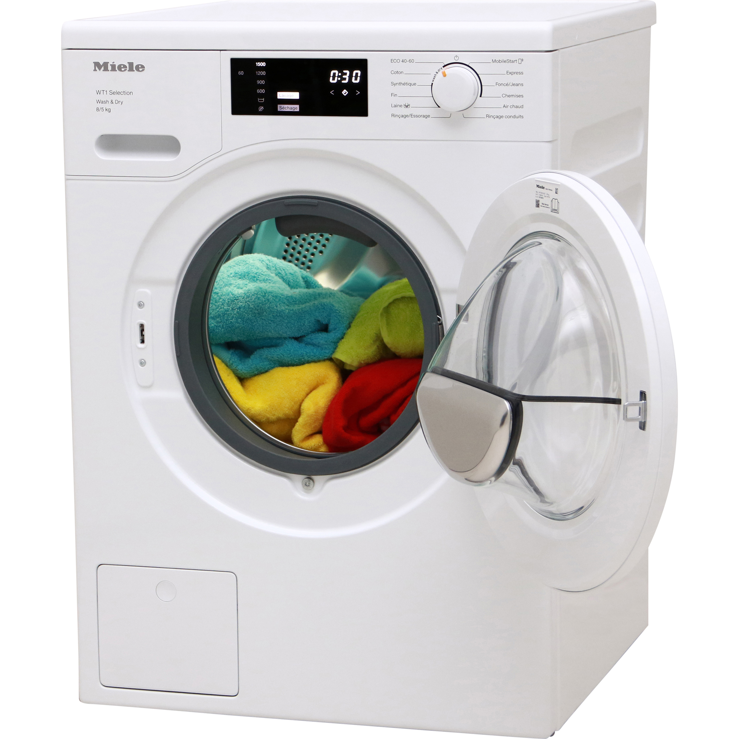 Miele WTD163 WCS - Vue porte ouverte