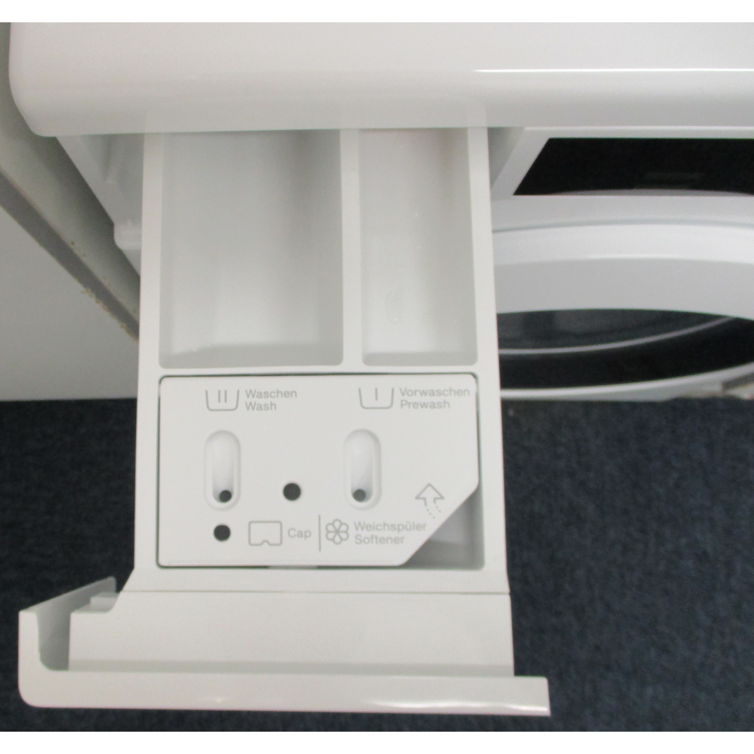 Miele WTD163 WCS - Compartiments à produits lessiviels