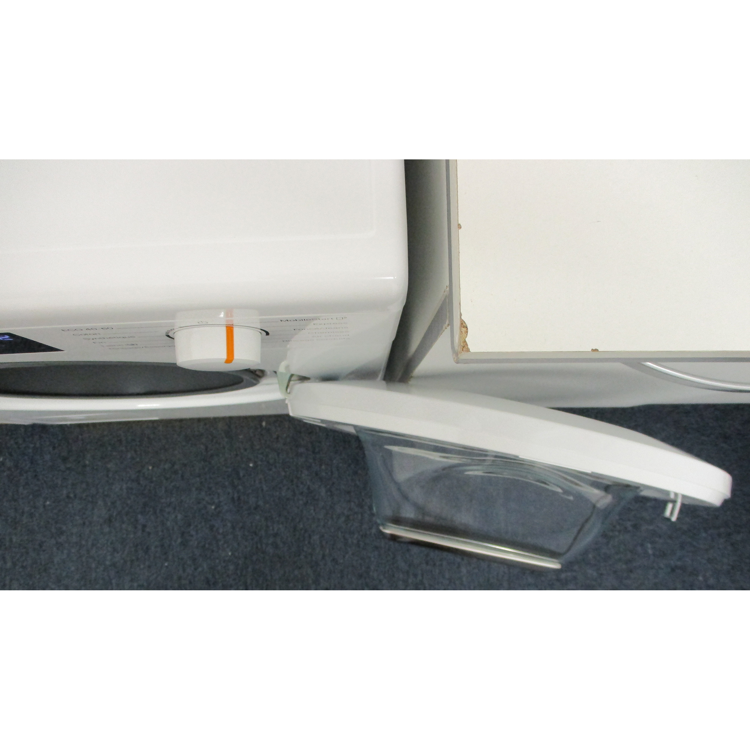 Miele WTD163 WCS - Angle d'ouverture de la porte