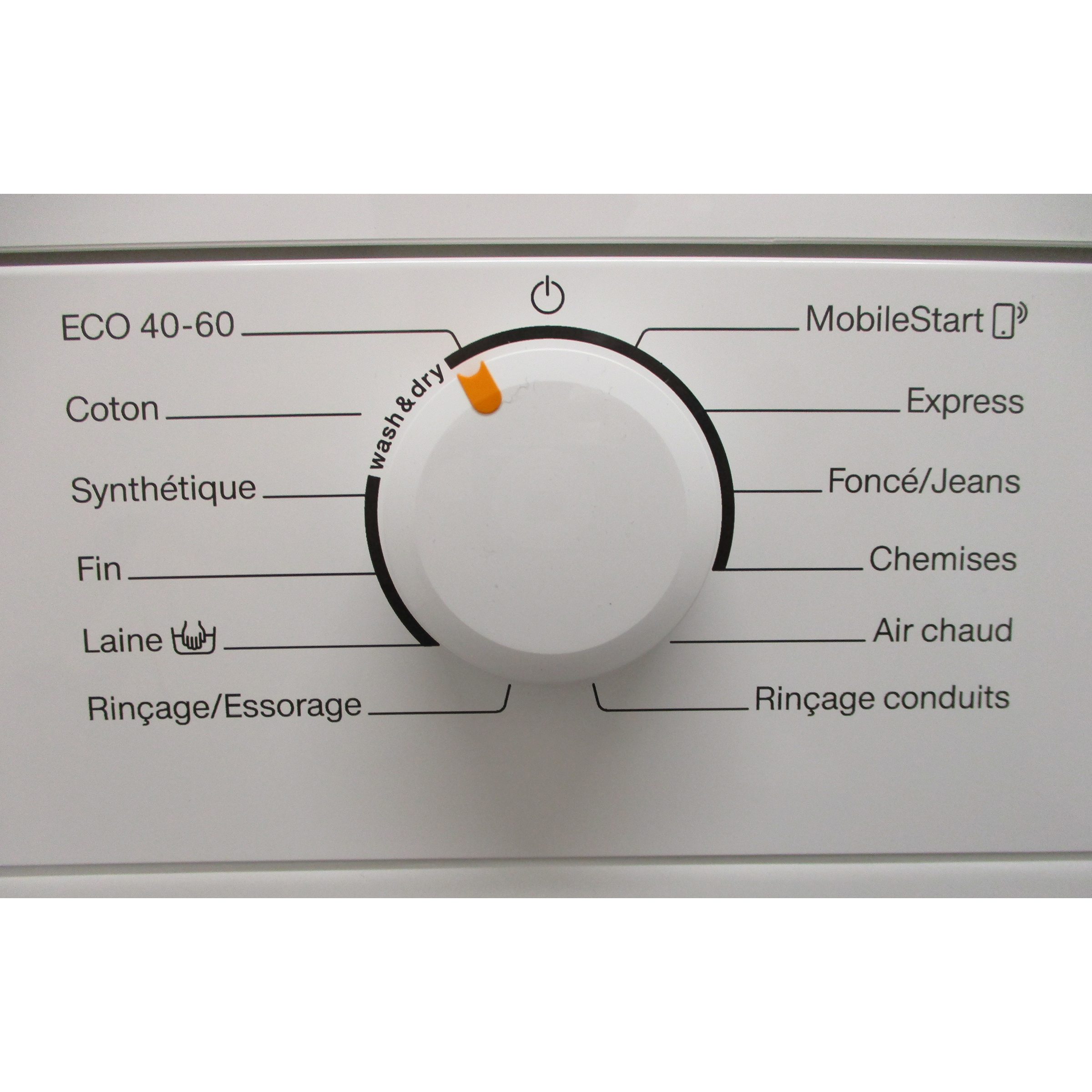 Miele WTD163 WCS - Sélecteur de programme