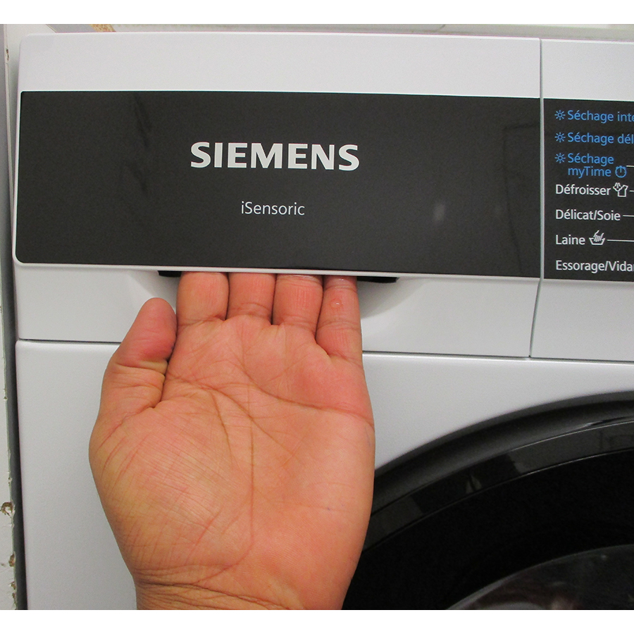 Siemens WN54G200FF - Ouverture du tiroir à détergents