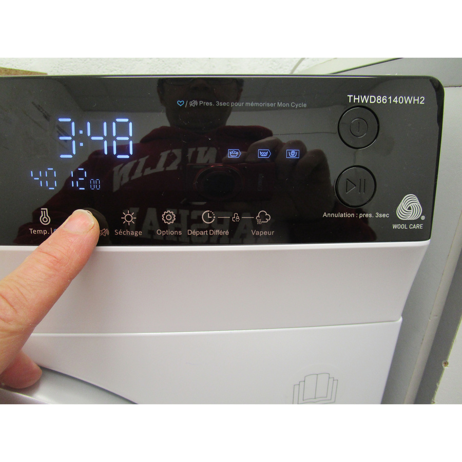 Thomson THWD86140WH2 - Afficheur et touches d'options