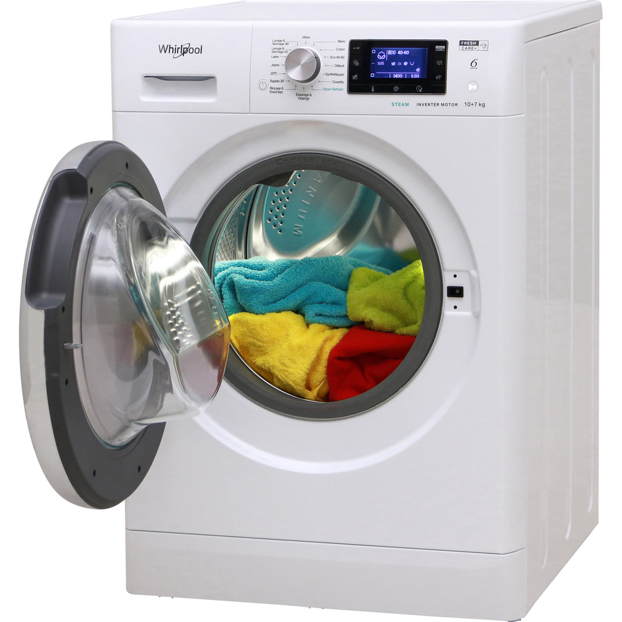 Whirlpool FFWDD1074269BCVFR - Vue porte ouverte