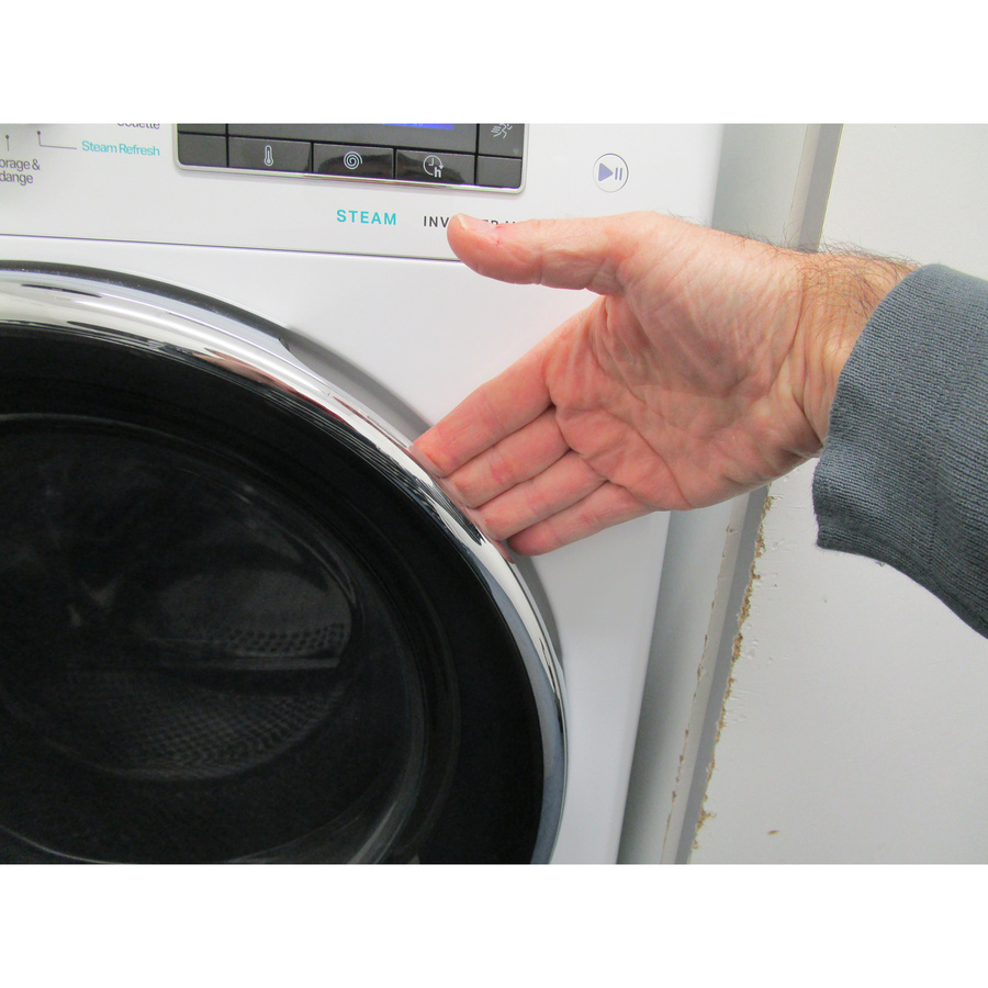 Whirlpool FFWDD1074269BCVFR - Poignée d'ouverture du hublot