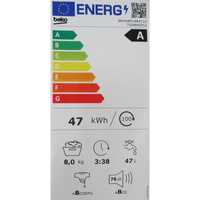 Beko BM34WFU48411A EnergySpin - Étiquette énergie