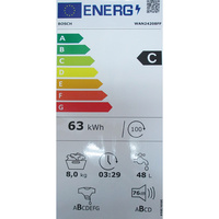 Bosch WAN24208FF - Nouvelle étiquette énergie