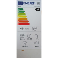 Bosch WAN2827FFR - Étiquette énergie