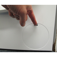 Bosch WGE02201FR - Ouverture de la trappe du filtre de vidange