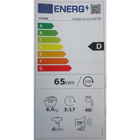 Faure FWQ6412D - Étiquette énergie