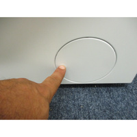 Hisense WF3S1045BW3 - Ouverture de la trappe du filtre de vidange
