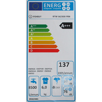 Indesit BTWS62300FRN - Étiquette énergie