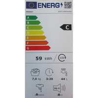 Indesit BWE71484XWFRN - Étiquette énergie