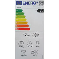 Indesit BWE81496XWVFR - Étiquette énergie