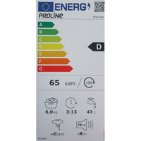 Proline (Darty) FP601WH - Étiquette énergie