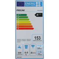 Proline (Darty) FP6120WH - Étiquette énergie