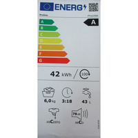 Proline (Darty) PTL6100A - Étiquette énergie