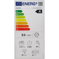 Samsung WW11BGA046AE/EF SpaceMax - Étiquette énergie