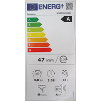 Samsung WW80CGC04DAH - Étiquette énergie