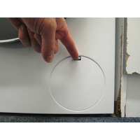 Siemens WG54B2A2FR - Ouverture de la trappe du filtre de vidange