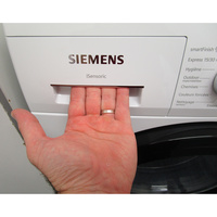 Siemens WM12N228FR - Ouverture du tiroir à détergents