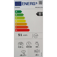 Siemens WM14N117FR - Étiquette énergie