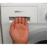 Siemens WM14N207FF - Ouverture du tiroir à détergents