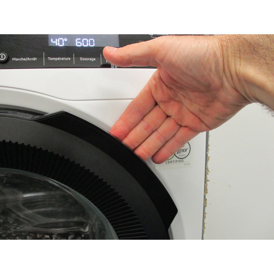 AEG LFR73H149V - Poignée d'ouverture du hublot