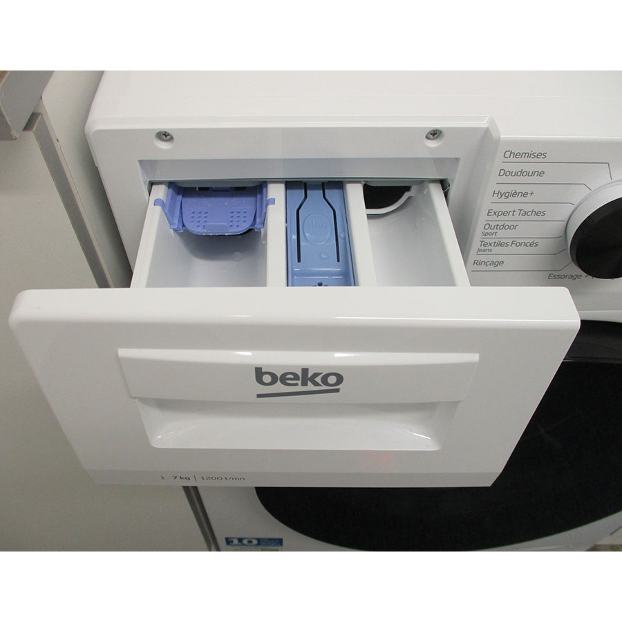 Beko WTS7201W - Compartiments à produits lessiviels