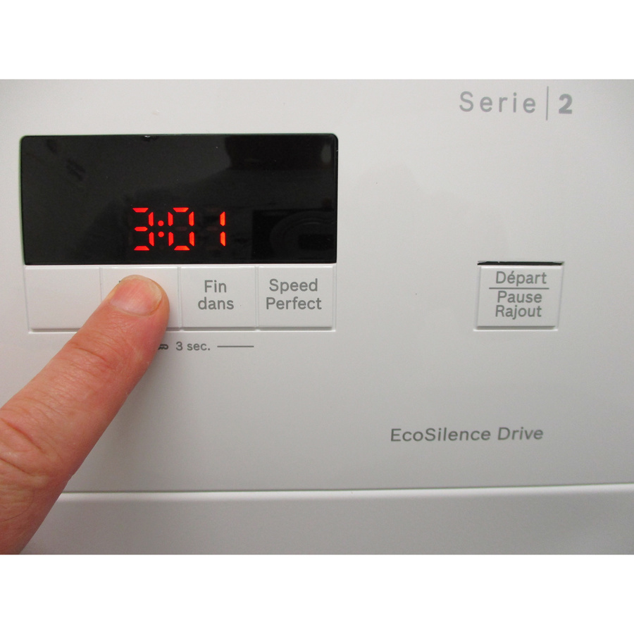 Bosch WAJ24018FR - Afficheur et touches d'options