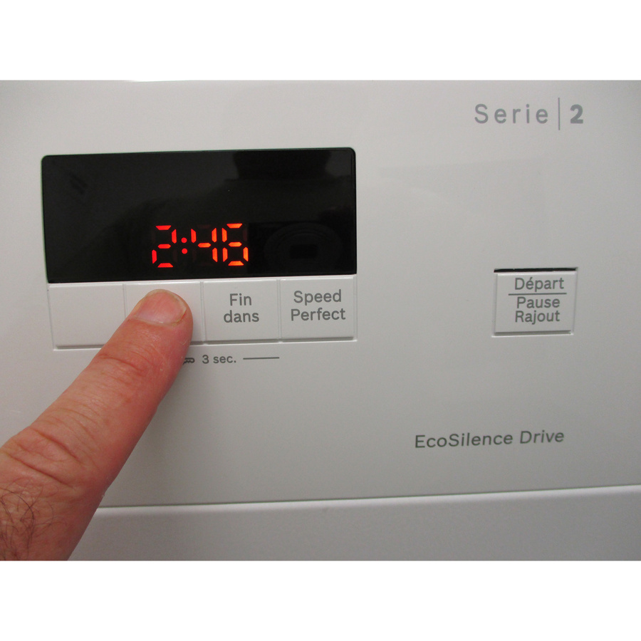 Bosch WAJ24037FR - Afficheur et touches d'options