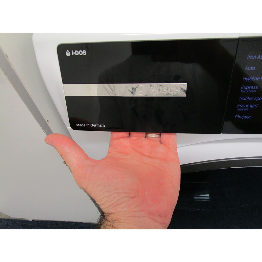 Bosch WGB256A2FR - Ouverture du tiroir à détergents