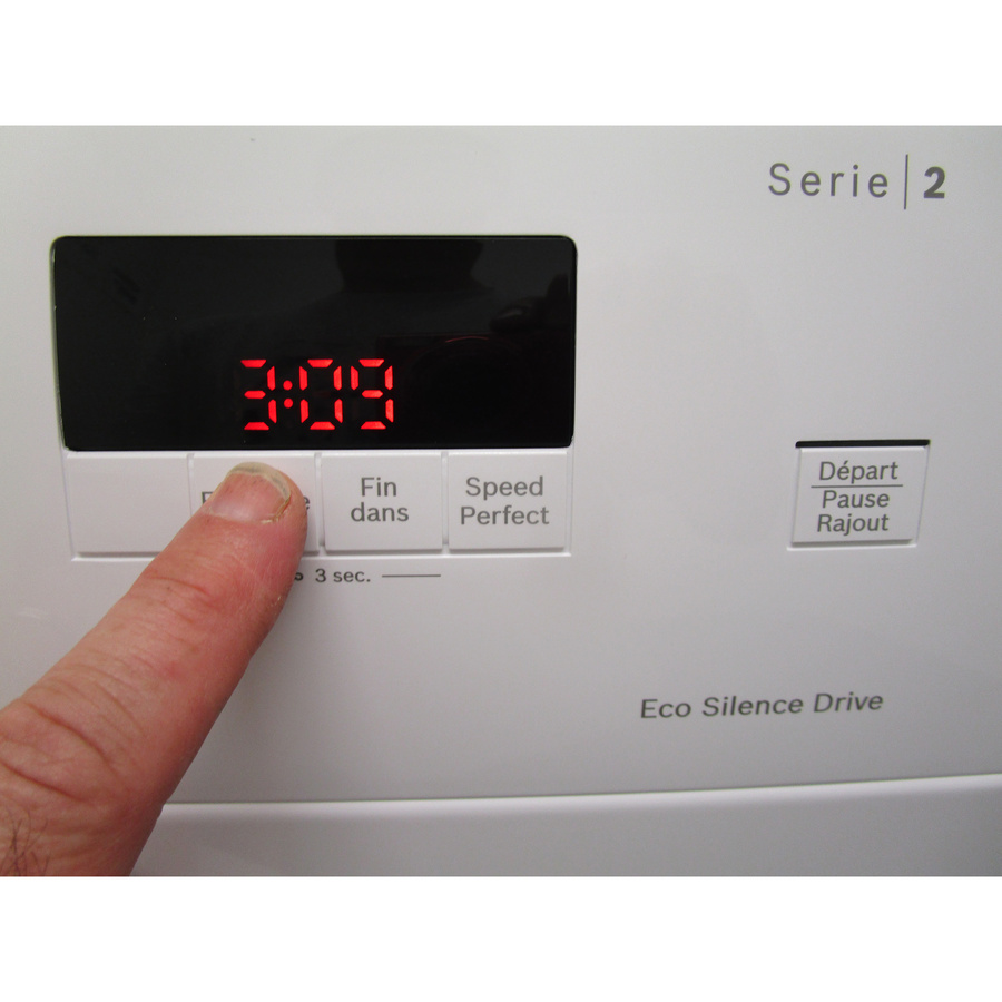 Bosch WGE03207FR - Touches d'options