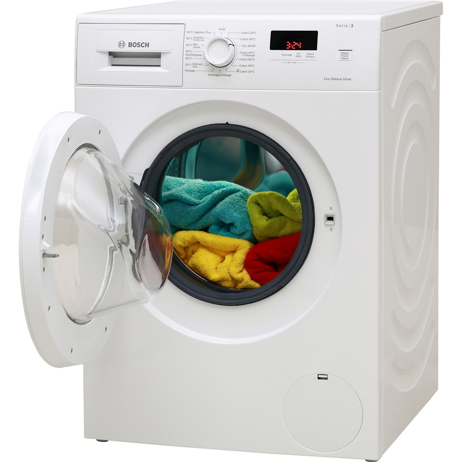 Bosch WGE03207FR - Vue porte ouverte