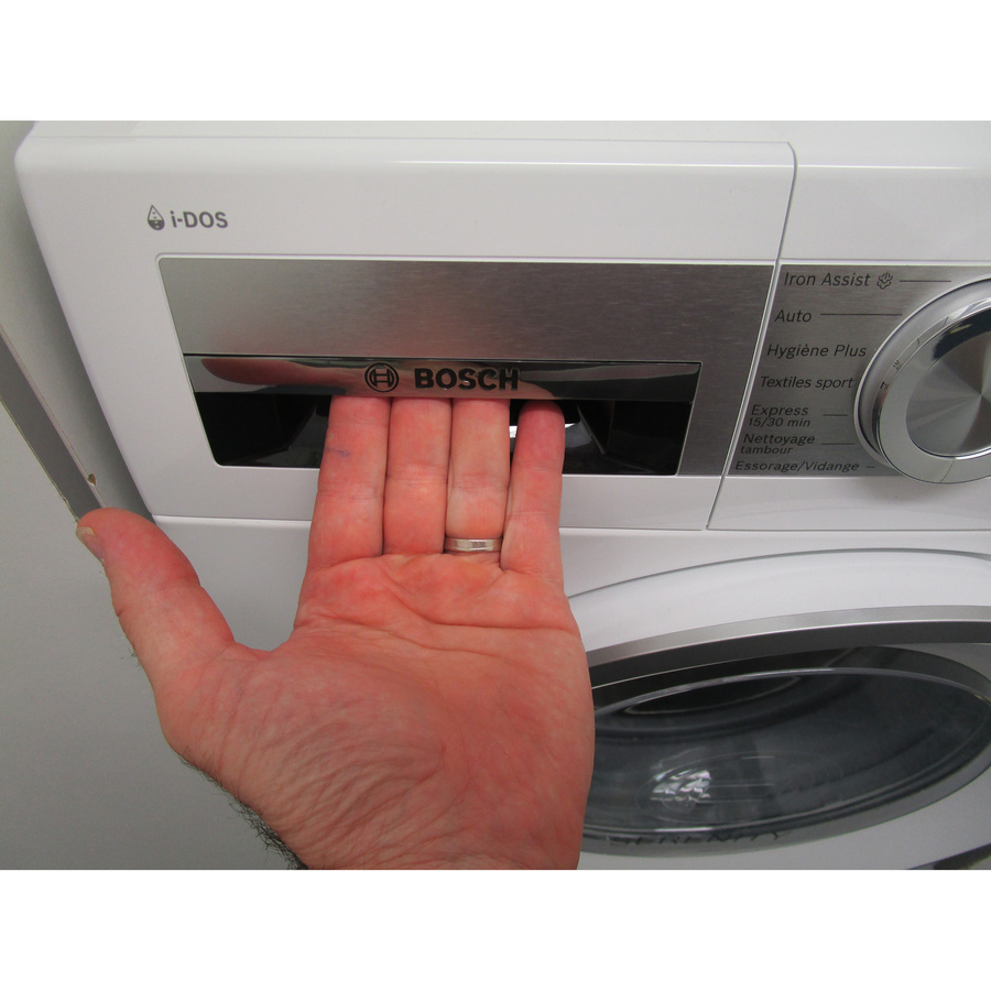 Bosch WGG244FSFR - Ouverture du tiroir à détergents