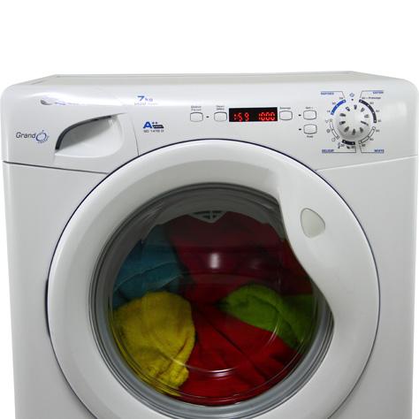 Candy GrandÓ GO4 127 - Machine à laver - indépendant - largeur : 60 cm -  profondeur : 40 cm - hauteur : 85 cm - chargement frontal - 7 kg - 1200  tours/min - blanc