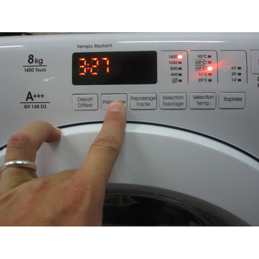 Test Candy Gv148d3 1 47 Lave Linge Ufc Que Choisir
