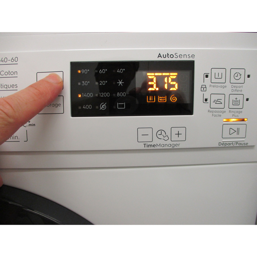 Electrolux EW2F7814FA - Afficheur et touches d'options