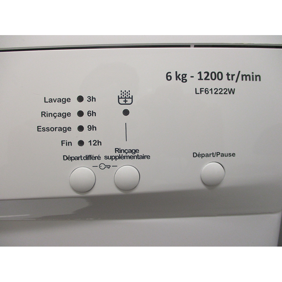 Far (Conforama) LF61222W - Outil nécessaire pour accéder au filtre de vidange