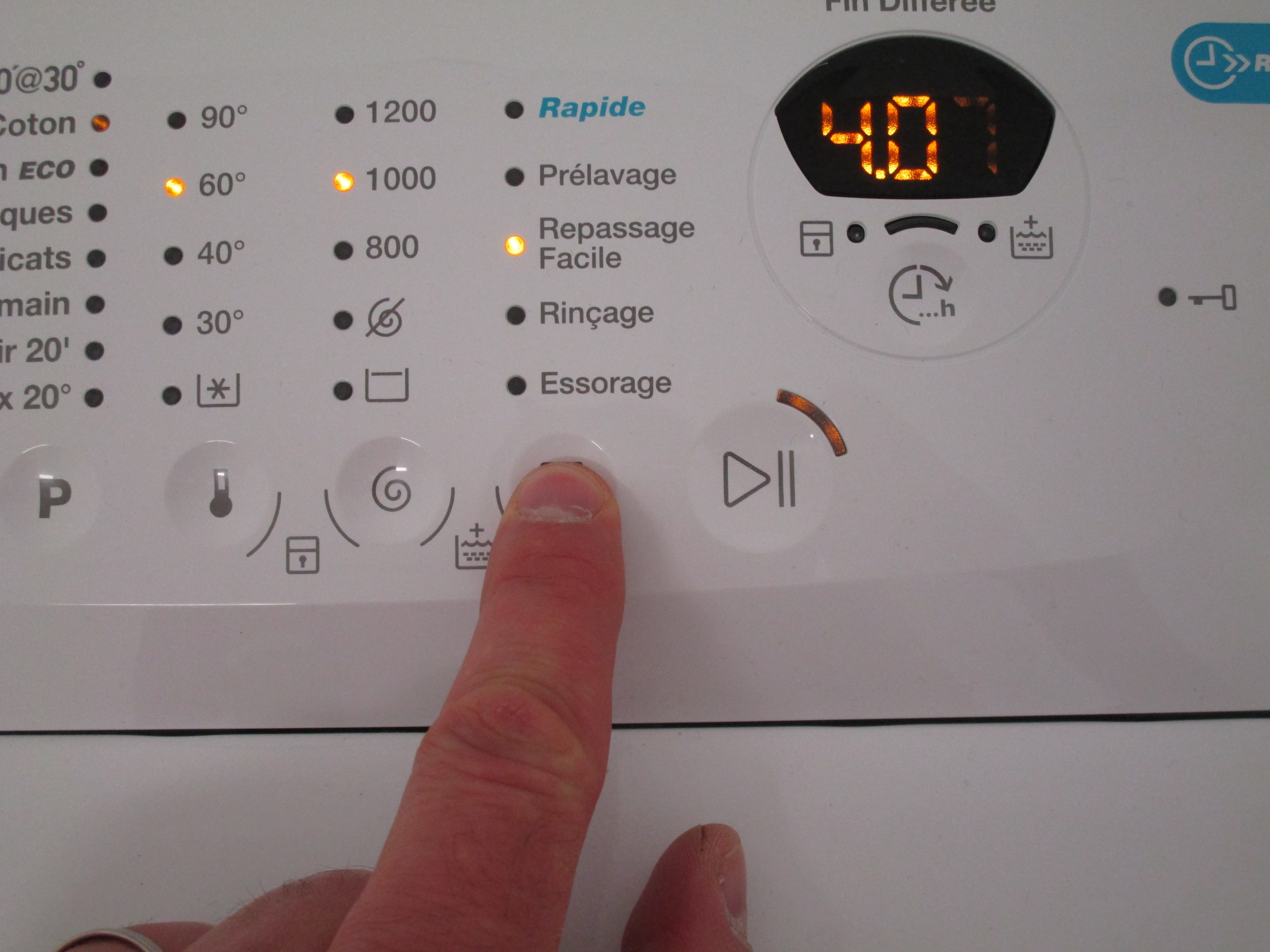 Reinitialiser Machine A Laver Faure