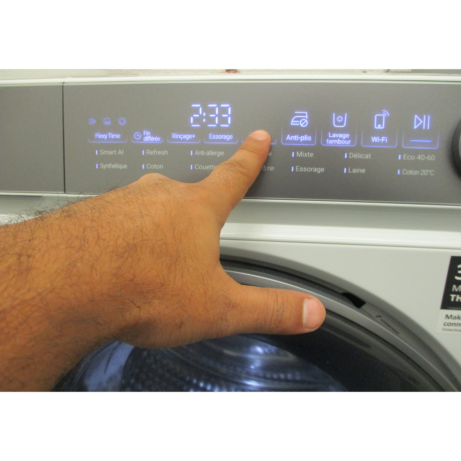 Haier HW90-B14367U1-FR - Touches d'options