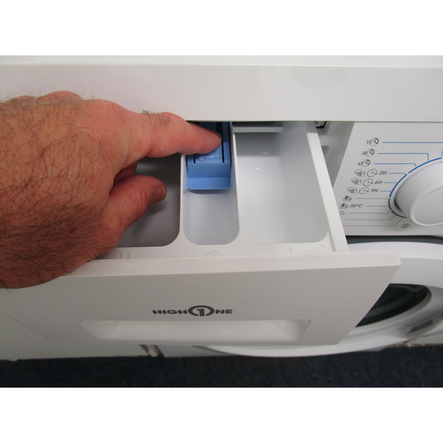 High One (Electro Dépôt) WF 510 D W566C - Bouton de retrait du bac à produits