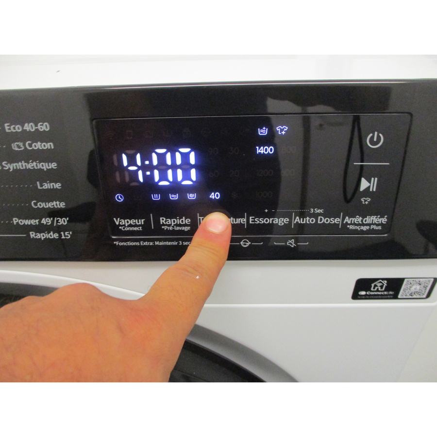 Hisense WF3S1045BW3 - Touches d'options